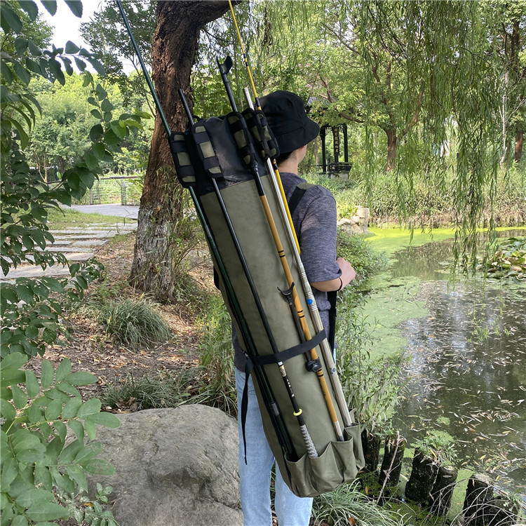 Fishing Rod Fishing Gear Cylindrical Fishing Bag - Image 10