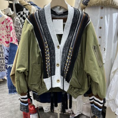Arrival Fashionable Womens Jacket With Rivet Detailing Color-block Patchwork And Tassel Accents