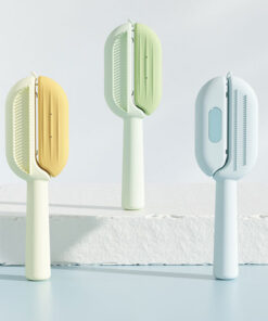 Alternative view of 3 In 1 Self-Cleaning Massage Combs Floating Hair Removal Brush Pets Grooming Brush With Water Tank Pet Products