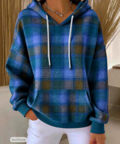 Drawstring Long-sleeve Casual Fashion Hoodie