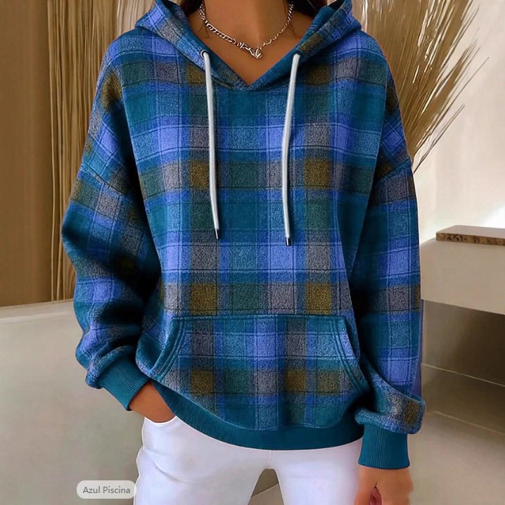 Drawstring Long-sleeve Casual Fashion Hoodie