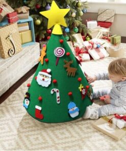 Felt Christmas Tree Three-dimensional Christmas Tree Pendant Children's Puzzle Handmade DIY