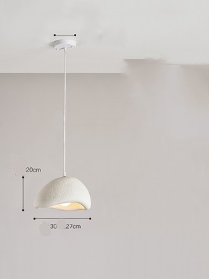 Cloud Chandelier With Micro Cement Cream French Bar Island Restaurant - Image 4