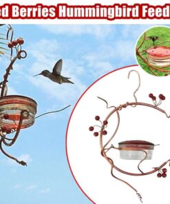 Cranberry Hummingbird Feeder Gardening Supplies - Image 7