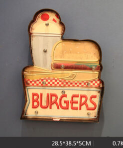 American Iron Ice Cream LED Lamp Wall Decoration Pendant - Image 6