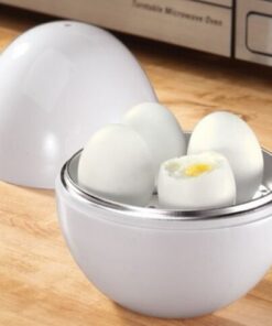 Alternative view of Capacity For 4 Eggs Microwave Egg Steamer Boiler Cooker Easy Quick 5 Minutes Hard Or Soft Boiled Kitchen Cooking Tools Kitchen Gadgets