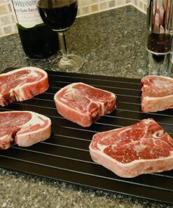 Fast Defrosting Tray Thaw Kitchen Quick Aluminum Thaw Plate - Image 5