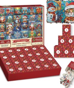 Alternative view of Christmas Puzzle Christmas Countdown Calendar