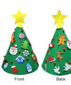Alternative view of Felt Christmas Tree Three-dimensional Christmas Tree Pendant Children's Puzzle Handmade DIY
