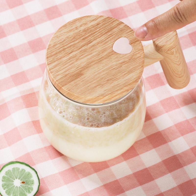 400ML Self Stirring Coffee Mug Electric Mixing Glass Coffee CupHigh Speed Fast Automatic Coffee Cup For Gyms Dining Room Kitchen Gadgets - Image 6
