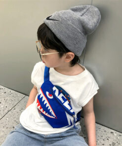 Little Shark Children's Handsome Fashion Trending Chest Bag