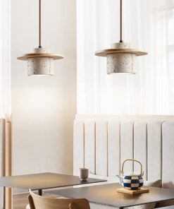 Cream Silent Wind Bar Guesthouse Decoration Yellow Cave Stone Lamps