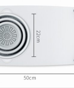Alternative view of Innovative Multi-Functional 3 in 1 Chopping Board Detachable Folding Drain Basket Sink Cutting Board