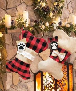 Christmas Ornament Christmas Socks Gift Bag - Image 3