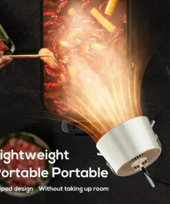 New Portable Desktop Exhaust Fan Small Kitchen Hood Extractor Barbecue USB Charging Desktop Range Hoods Mini Suction Cooker Hood Kitchen Gadgets - Image 5