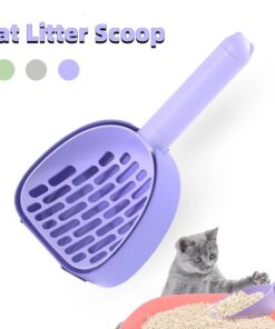 Cat Litter Scoop Plastic Cats Poop Scoop With Base Pets Cleanning Tool Cat Toilet Products Durable Litter Box Cleaner Shovel Pet Products
