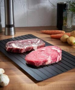 Fast Defrosting Tray Thaw  Kitchen Quick Aluminum Thaw Plate