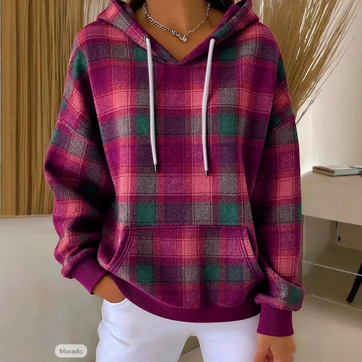 Drawstring Long-sleeve Casual Fashion Hoodie - Image 4