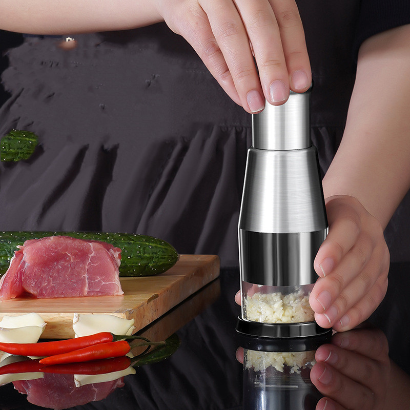 Garlic Crusher Onion Chopper Multipeler Vegetables Chopper Manual Garlic Press Machine Garlic Squeezer Kitchen Gadget - Image 2
