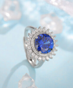 Alternative view of High-end Luxurious Three-piece Ring Setstylish Versatile And Perfect For Expressing Your Unique Personality