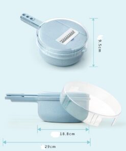 8 In 1 Mandoline Slicer Vegetable Slicer Potato Peeler Carrot Onion Grater With Strainer Vegetable Cutter Kitchen Accessories - Image 8