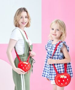 Cute Strawberry Fruit Cartoon Children's Crossbody Bag