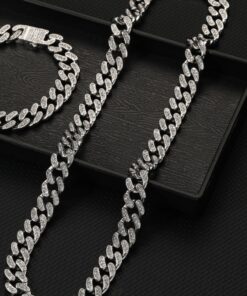 Men's Double-Row Cuban Titanium Steel Bracelet - Image 8