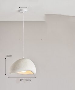 Cloud Chandelier With Micro Cement Cream French Bar Island Restaurant - Image 5
