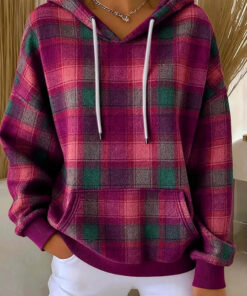 Drawstring Long-sleeve Casual Fashion Hoodie - Image 9