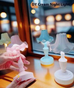 Cute Cream Retro Simple DIY Table Lamp