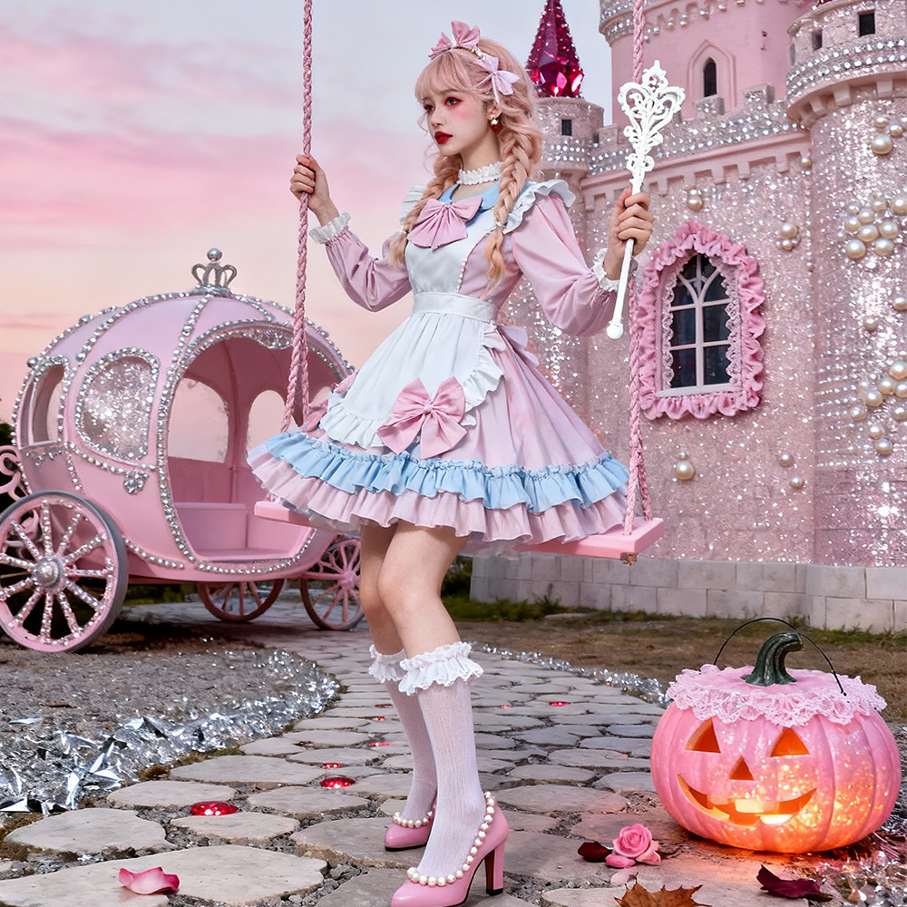 Maid Outfit Cute Girl Cafe - Image 3