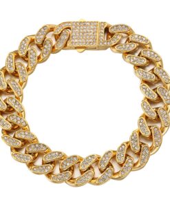 Men's Double-Row Cuban Titanium Steel Bracelet - Image 4