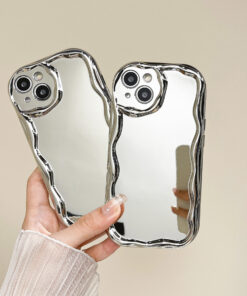 Silver Electroplated Cream Grain Phone Case - Image 4
