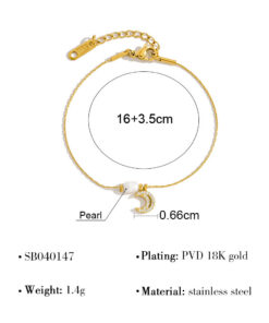 Instagram-style Natural Freshwater Pearl Bracelet For Women - Image 7