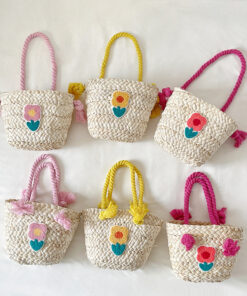 Alternative view of Children's Straw Handmade Knitted Messenger Bag