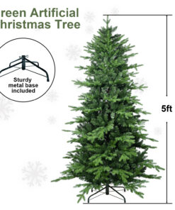 PVC Christmas Tree, Christmas Decorations, Green - Image 4