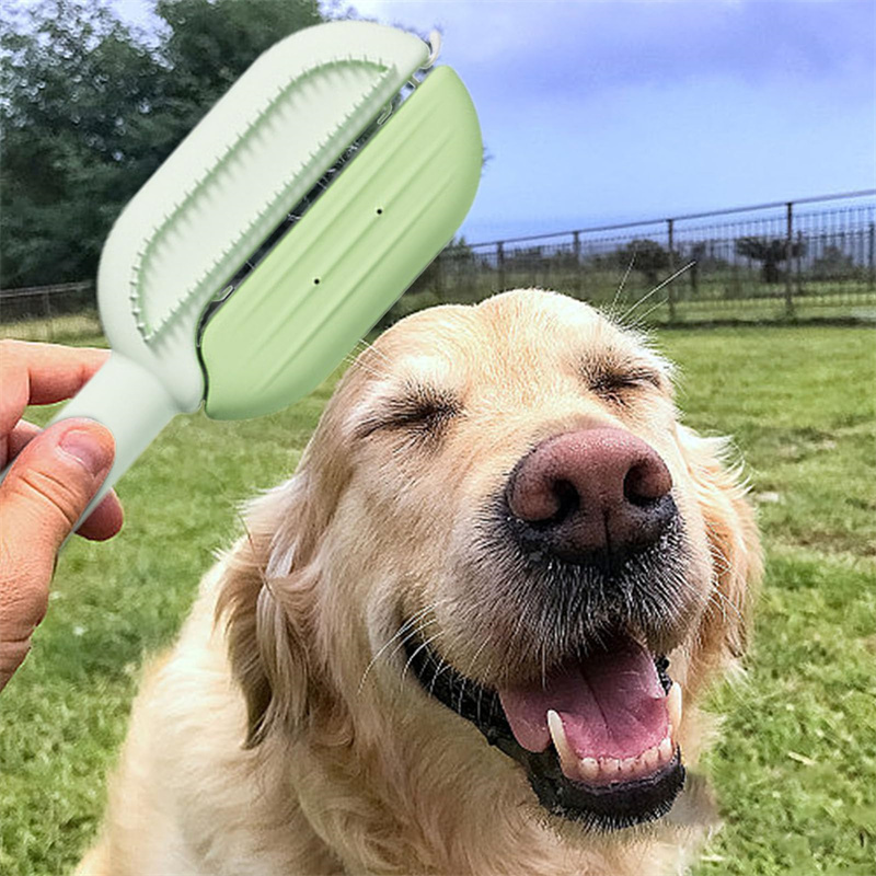 3 In 1 Self-Cleaning Massage Combs Floating Hair Removal Brush Pets Grooming Brush With Water Tank Pet Products - Image 3