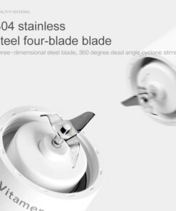 350ml Portable Blender Juicer Electric USB Rechargeable Mixer Smoothie Slushy Cup Juice Blender Bottle USB Charging Kitchen Gadgets - Image 8