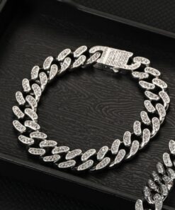 Men's Double-Row Cuban Titanium Steel Bracelet - Image 6