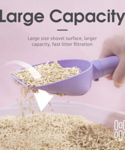 Alternative view of Cat Litter Scoop Plastic Cats Poop Scoop With Base Pets Cleanning Tool Cat Toilet Products Durable Litter Box Cleaner Shovel Pet Products