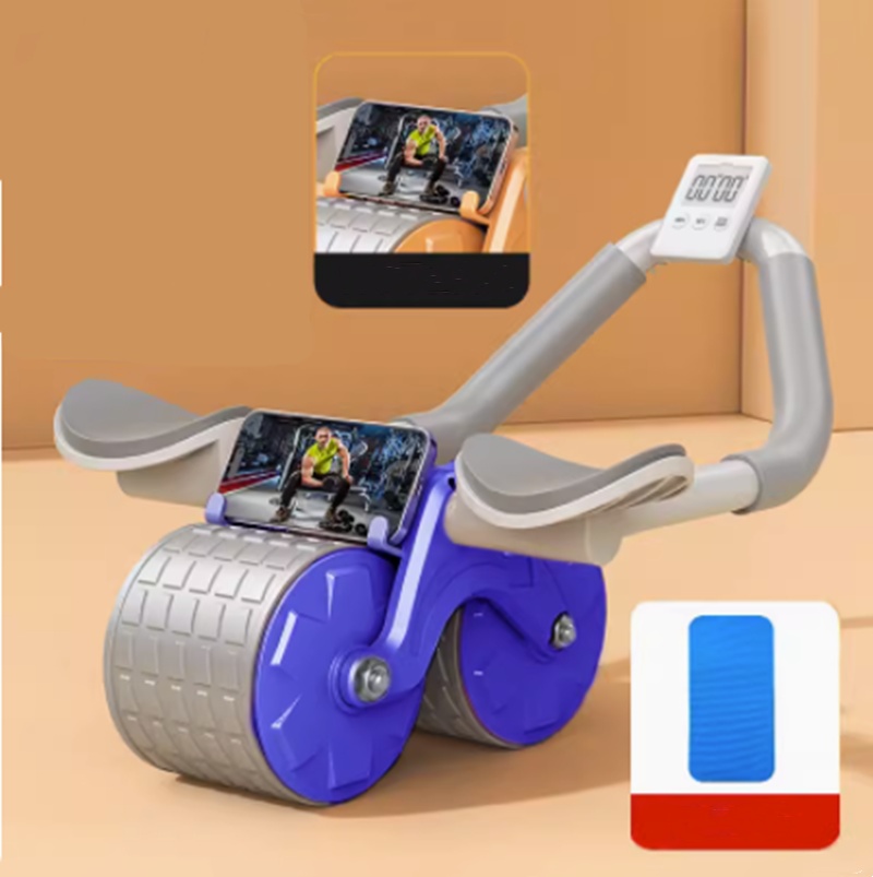Beginner's Automatic Rebound Belly Wheel Fitness Equipment - Image 9
