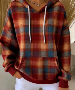 Drawstring Long-sleeve Casual Fashion Hoodie - Image 10