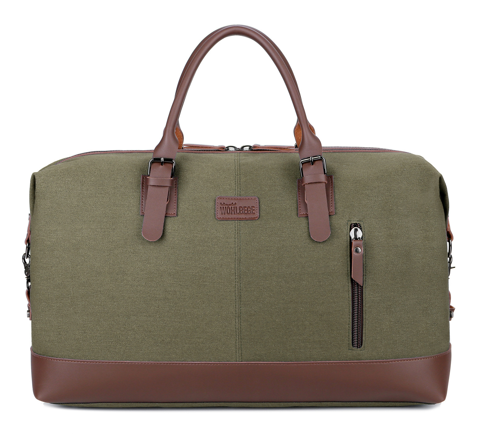 Canvas Travel Bag Men's Gym Bag Outdoor Luggage Bag - Image 8