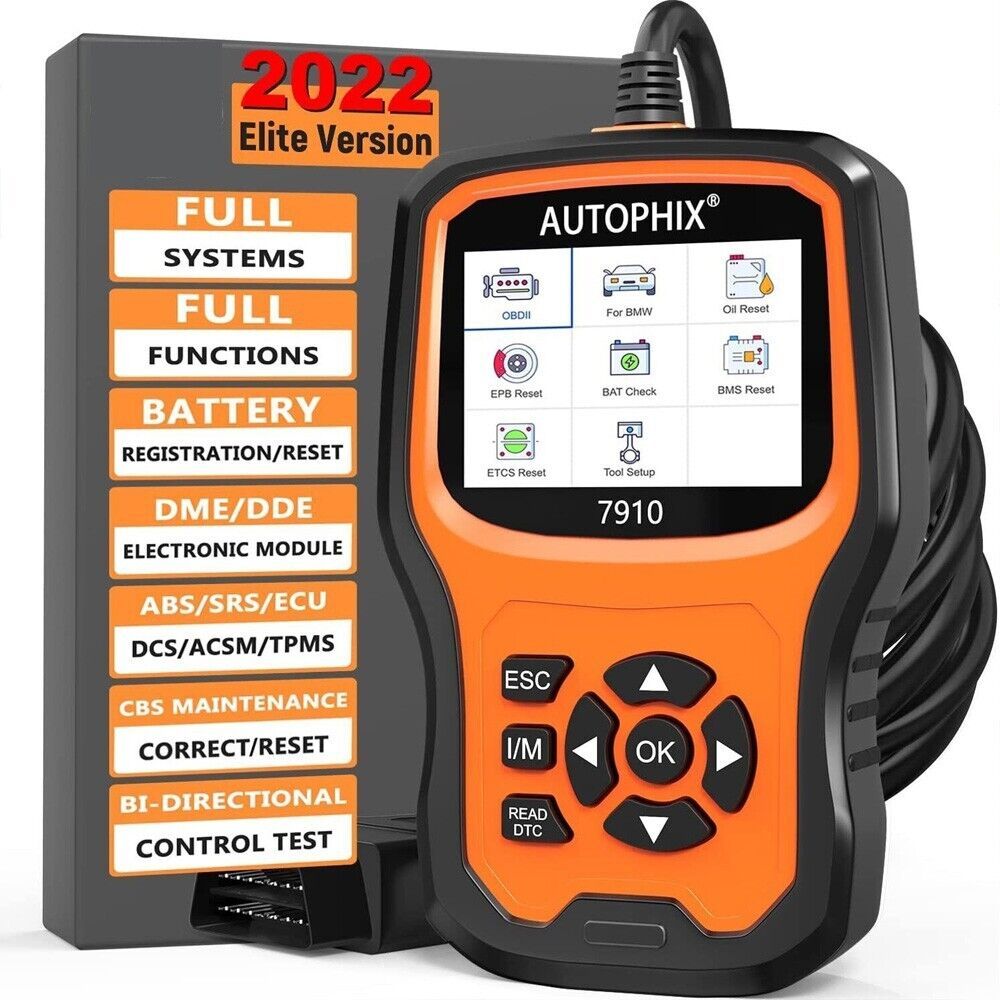 Autophix 7910 BMW Full System Diagnostic Tool Read Maintenance OBDII Fault Scan - Image 2