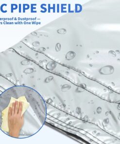 Portable Air Conditioner Hose Cover, Aluminum Foil Insulation, Expandable Dustproof Vent Pipe Sleeve, Energy Saving, Cooling Efficiency - Image 8