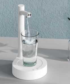 Electric Water Gallon Pump Automatic Water Bottle Pump Desktop Rechargeable Water Pump Dispenser With Stand