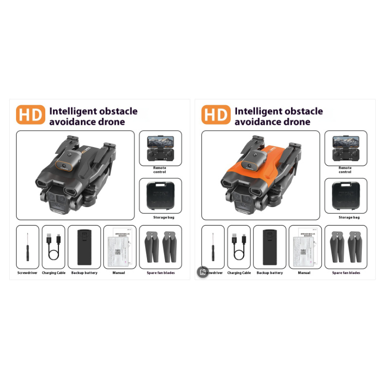 UAV Three-side Obstacle Avoidance Remote Control HD Aerial Photography Four-axis - Image 9