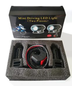Alternative view of Two-color Lens External Electric Car Motorcycle Lock And Load Spray Headlight