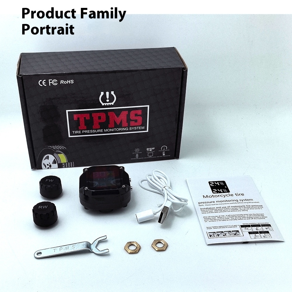 Motorcycle Tire Pressure Monitor Detection System High Precision - Image 6