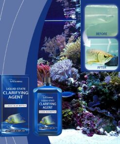 Yegbong Aquarium Fish Tank Water Purifier Clear Water Quality Fish Supplies Algae Remover Fish Tank Cleaning Water Purifier